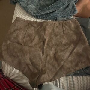 EGO High Waist Brown Women's Shorts